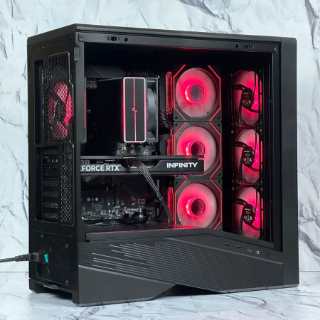 Игровой компьютер Ryzen 7 5700X / RTX5060Ti 16Gb / DDR4 32GB / B550 / SSD M.2 1TB / 650W / Powercase