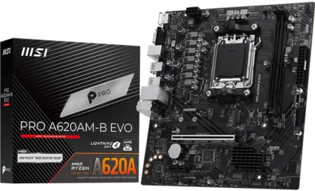 Материнская плата AM5 MSI PRO A620AM-B EVO