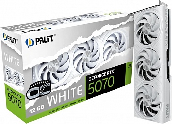Видеокарта RTX5070 12Gb Palit WHITE OC NV NE75070U19K9-GB2050W