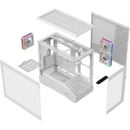Корпус Powercase GT3 ARGB V2 White / CMGT3WV2-A3