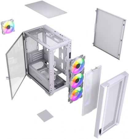 Корпус Powercase Alisio Micro X4W V2 LE ARGB / CAMCXW-A4-LE