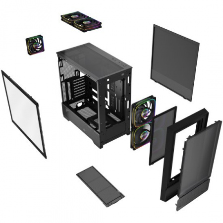 Корпус Powercase AX5 Black CJXA-A5