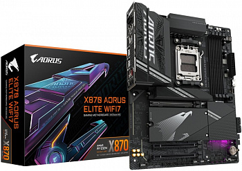 Материнская плата AM5 GIGABYTE X870 AORUS ELITE WIFI7