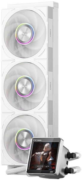 Комплект водяного охлаждения PcCooler DT360 Display ARGB White 1