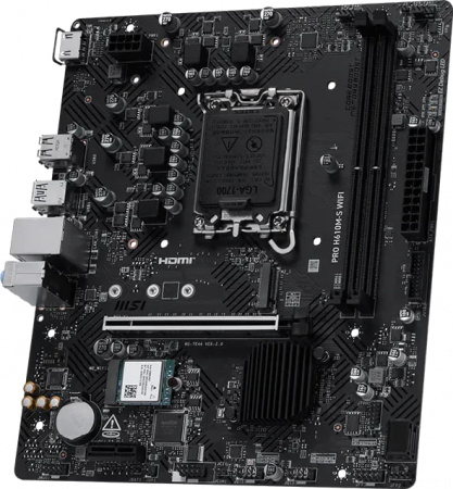 Материнская плата LGA1700 MSI PRO H610M-S WIFI DDR5