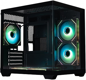 Корпус XASTRA QW400M 5ARGB-C6-AC Black / QW400M-5FM12A-C6-AC