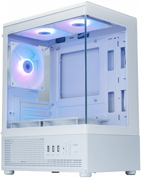 Корпус XASTRA Q300M 5ARGB-FC-C6 white / Q300M-5FC12A-C6-WH