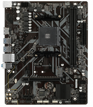 Материнская плата AM4 Gigabyte B450M K 2.0