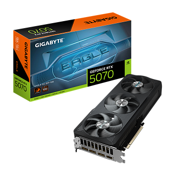 Видеокарта RTX5070 12Gb Gigabyte GV-N5070EAGLE OC-12GD