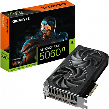 Видеокарта RTX5060Ti 16Gb Gigabyte WINDFORCE OC GV-N506TWF2OC-16GD