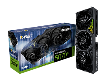 Видеокарта RTX5070Ti 16Gb Palit GAMINGPRO-S OC NE7507TS19T2-GB2031U