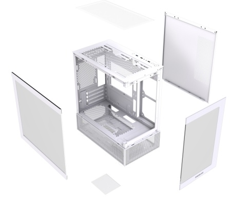 Корпус Powercase Vision Micro M2 White / CVMWM2-L0