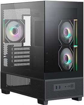 Корпус XASTRA Q500M 3ARGB-C10 Black / Q500M-3FM12A-C10