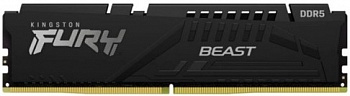 Модуль памяти DDR5 16Gb 5600Mhz Kingston FURY Beast Black KF556C36BBE-16