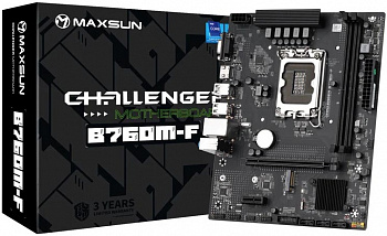 Материнская плата LGA1700 Maxsun MS-Challenger B760M-F DDR4