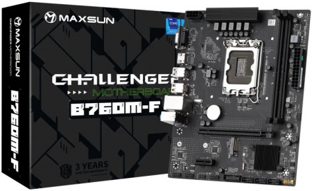 Материнская плата LGA1700 Maxsun MS-Challenger B760M-F DDR4