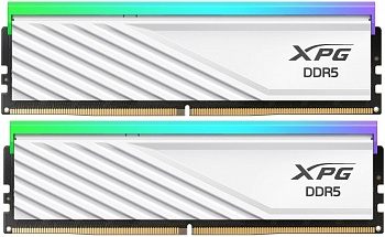 Модуль памяти DDR5 64GB (2x32Gb) 6000MHz ADATA XPG Lancer Blade RGB AX5U6000C3032G-DTLABRWH White