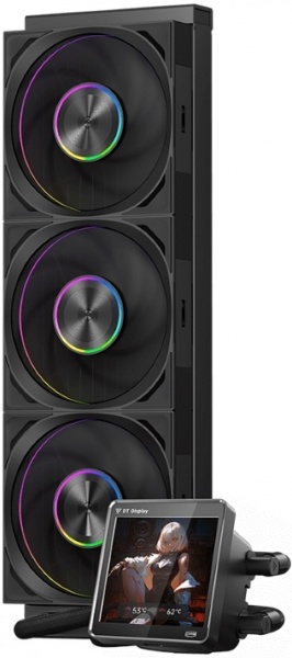 Комплект водяного охлаждения PcCooler DT360 Display ARGB Black 1
