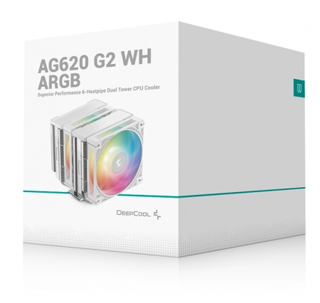 Кулер DEEPCOOL AG620 G2 WH ARGB