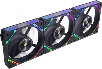 Комплект вентилятор (3шт) 1STPLAYER XF7 PWM Black / ARGB, XF7-BK-3IN1