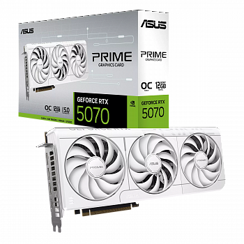 Видеокарта RTX5070 12Gb Asus PRIME-RTX5070-O12G-WHITE