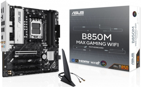 Материнская плата AM5 ASUS B850M MAX GAMING WIFI 
