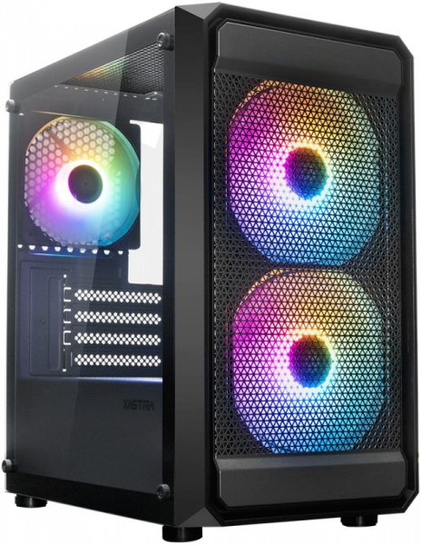 Корпус XASTRA A303M 3FRGB Black