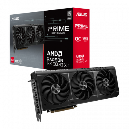 Видеокарта RX9070 16Gb Asus PRIME-RX9070-O16G BS