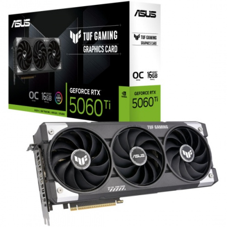 Видеокарта RTX5060Ti 16Gb ASUS TUF-RTX5060TI-O16G-GAMING