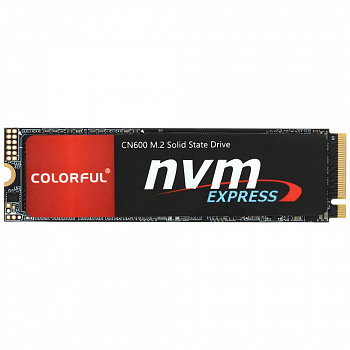 Накопитель SSD M.2 256GB Colorful CN600 NVMe, 1600/900, 3D NAND