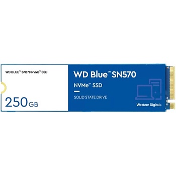 Накопитель SSD M.2 2280 250GB WDC BLUE WDS250G3B0C