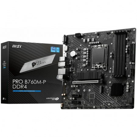 Материнская плата LGA1700 MSI PRO B760M-P DDR4