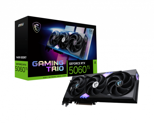 RTX5060Ti 16Gb MSI GAMING TRIO OC