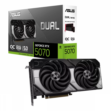Видеокарта RTX5070 12Gb Asus DUAL-RTX5070-O12G BS