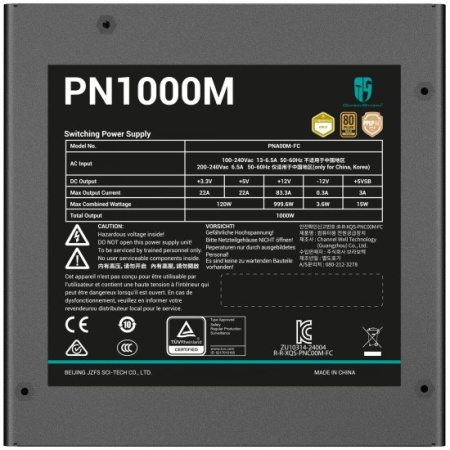 Блок питания 1000W Deepcool PN1000M GOLD