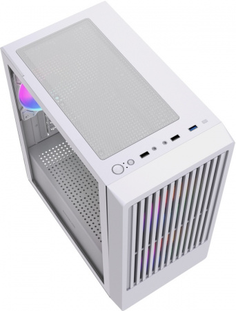Корпус Powercase Mistral SM07 ARGB White / CMMSM07W-A3