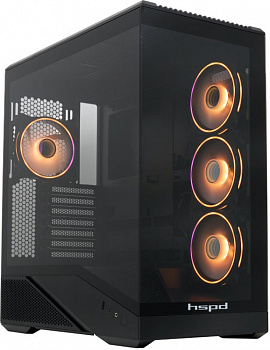 Корпус HSPD F711-TGBK-ARGB