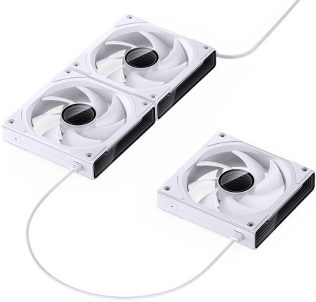 Вентилятор JONSBO ZK-120W(3 in 1) White ARGB