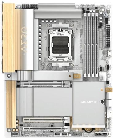 Материнская плата AM5 GIGABYTE X870E AERO X3D WOOD