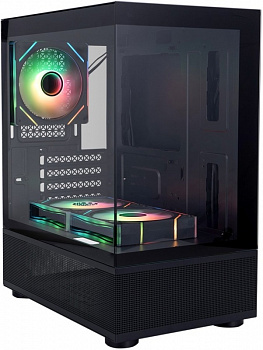 Корпус 1STPLAYER MIKU Mi2-A ARGB Black / Mi2-A-BK-2FC7R-1FC7