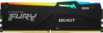 Модуль памяти DDR5 16Gb 6000MHz Kingston FURY Beast RGB EXPO KF560C30BBEA-16