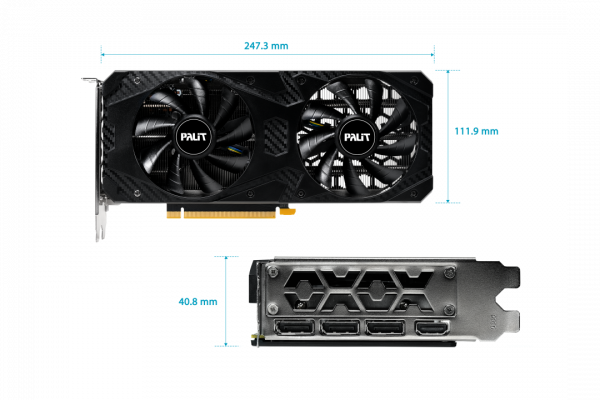 Видеокарта RTX3060 12Gb Palit INFINITY2 OC NE63060U19K9-PG190L