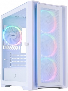 Корпус 1STPLAYER TRILOBITE T4 MESH ARGB White T4-WH-4FS7-W