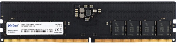 Модуль памяти DDR5 16GB 5600MHz NETAC NTBSD5P56SP-16