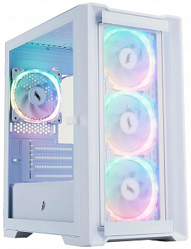 Корпус 1STPLAYER TRILOBITE T4-G GLASS ARGB White T4-G-WH-4FS7-W