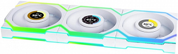 Комплект  вентиляторов LIAN LI UNI FAN SL WIRELESS LCD 120 Reverse White / G99.12RSLLCD1W3W.R0 3in1