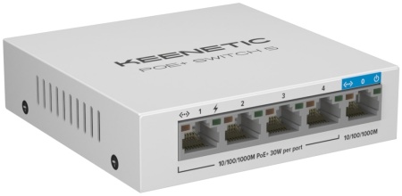 Коммутатор Keenetic PoE+ Switch 5 KN-4610