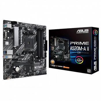 Материнская плата AM4 ASUS PRIME A520M-A II/CSM