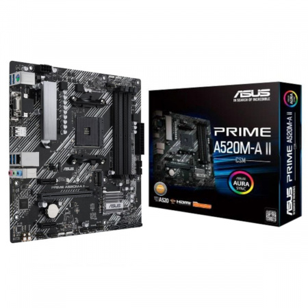 Материнская плата AM4 ASUS PRIME A520M-A II/CSM