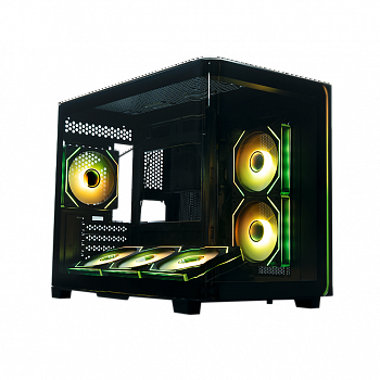 Корпус XASTRA QR600M 6ARGB-C10-UC Black / QR600M-6FM12A-C10-UC-L